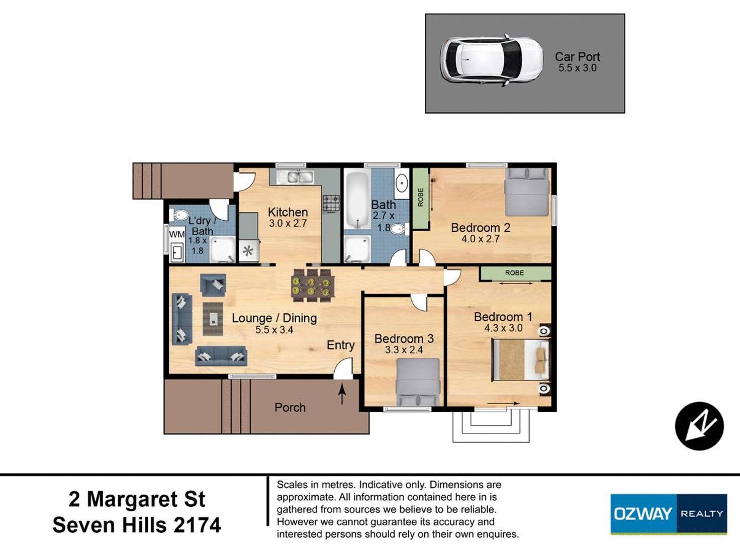 Floorplan of Homely house listing, 2 Margaret Street, Seven Hills NSW 2147
