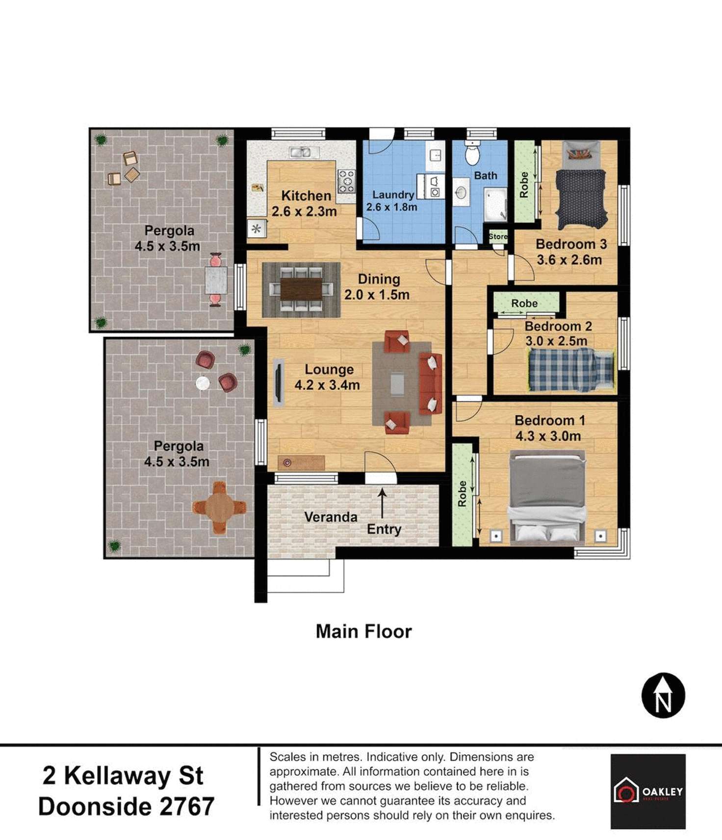 Floorplan of Homely house listing, 2 Kellaway Street, Doonside NSW 2767