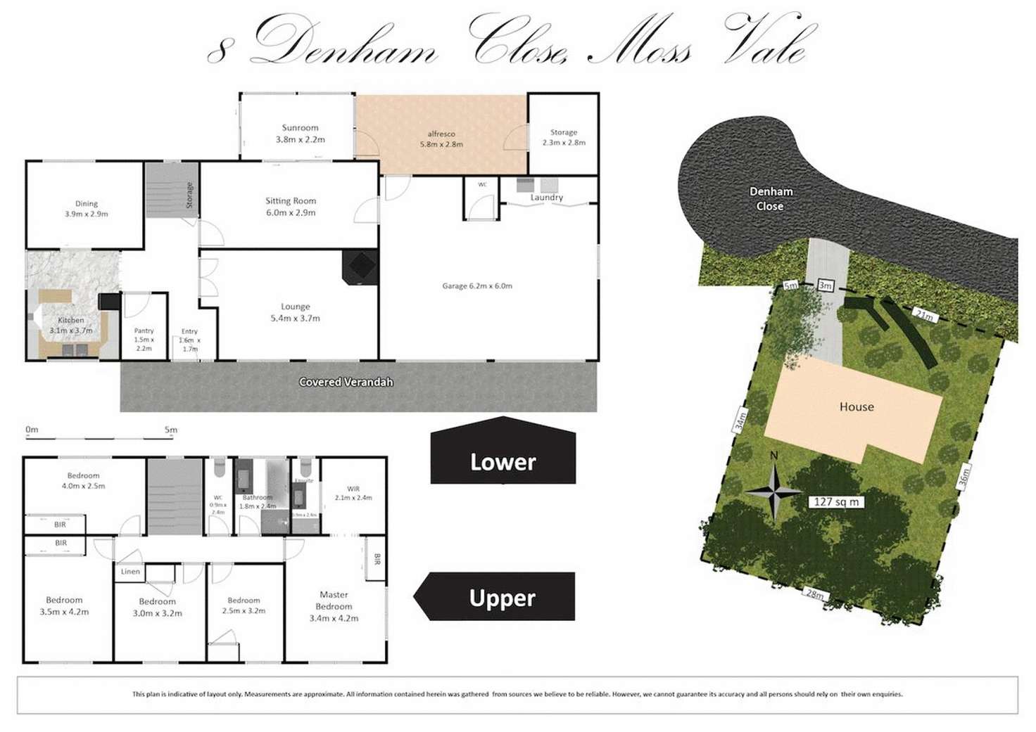 Floorplan of Homely house listing, 8 Denham Close, Moss Vale NSW 2577