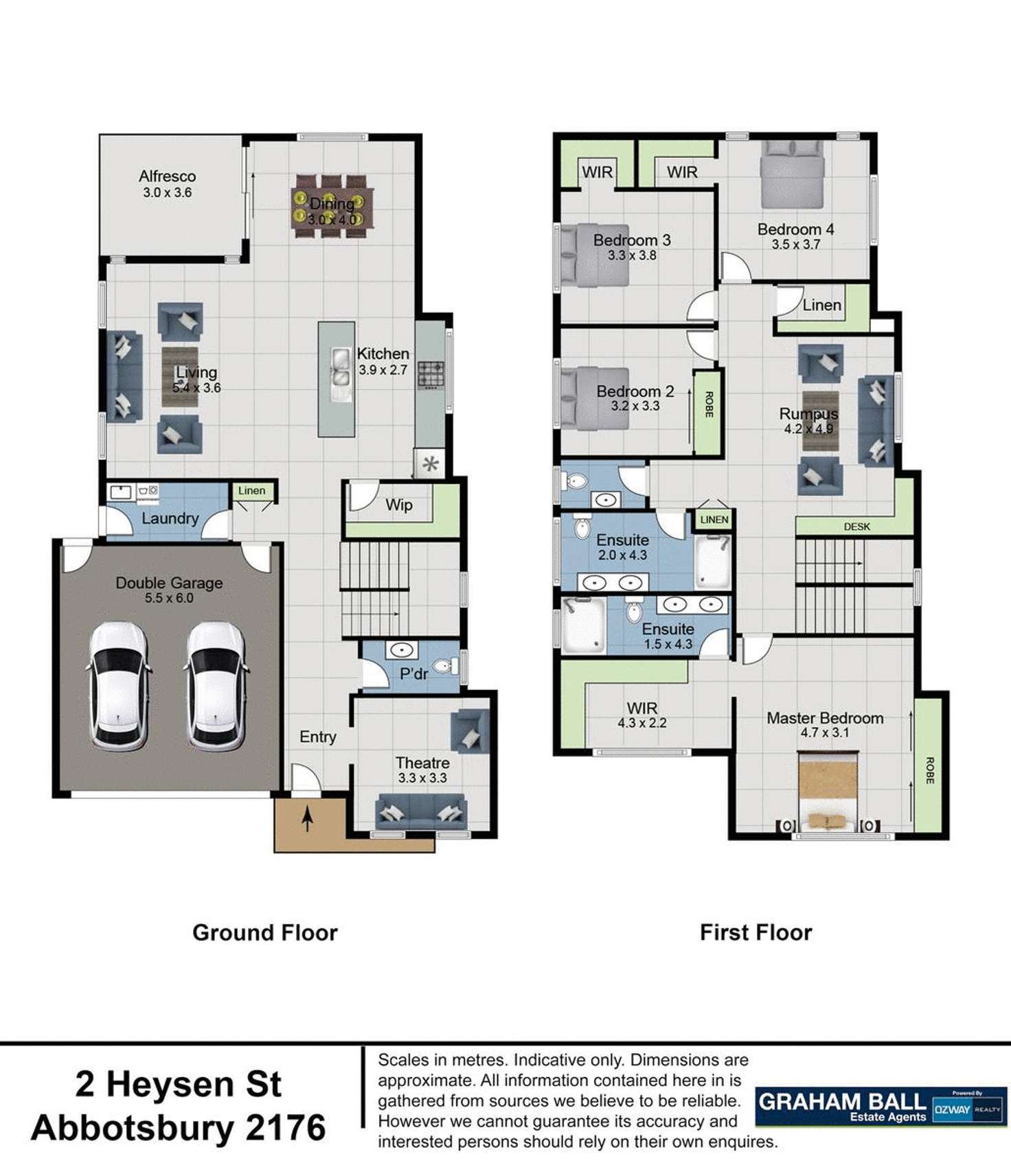 Floorplan of Homely house listing, 2 Heysen Street, Abbotsbury NSW 2176