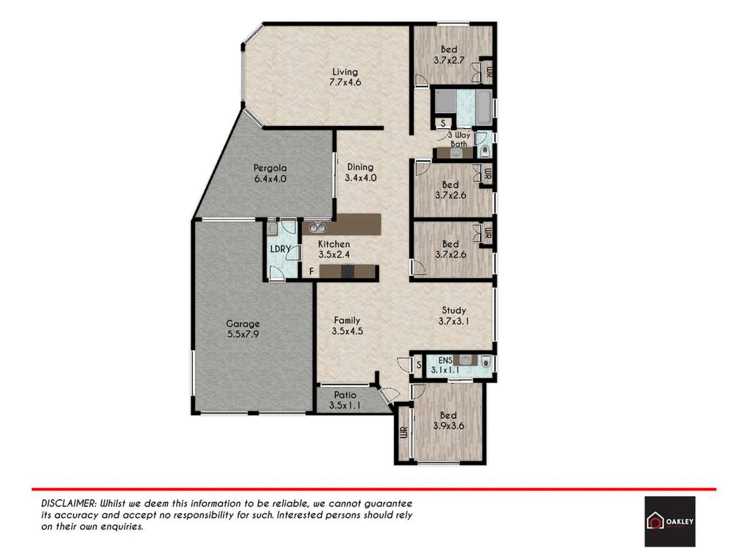 Floorplan of Homely house listing, 7 Stockade Place, Woodcroft NSW 2767