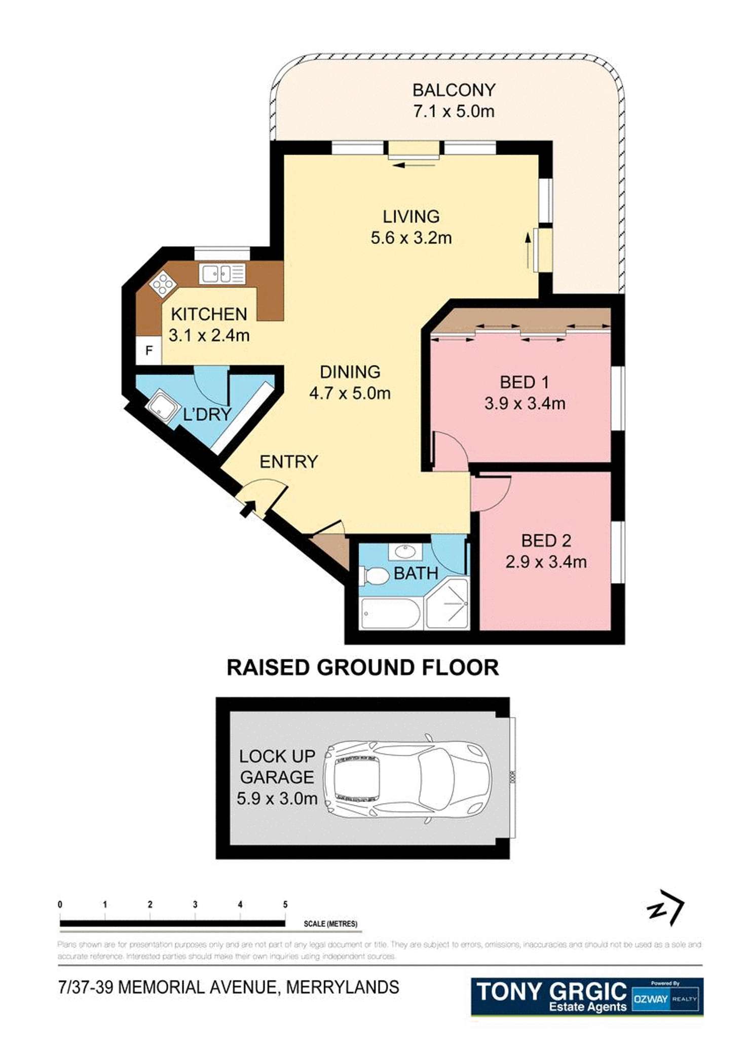 Floorplan of Homely apartment listing, 7/37-39 Memorial Avenue, Merrylands NSW 2160