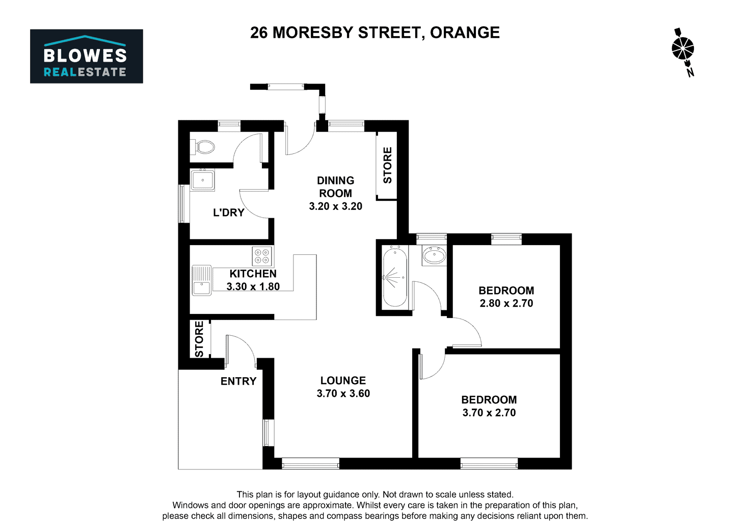 Floorplan of Homely house listing, 26 Moresby Street, Orange NSW 2800