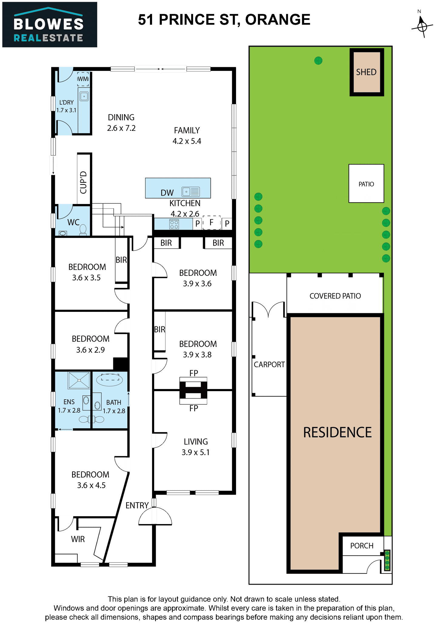 Floorplan of Homely house listing, 51 Prince Street, Orange NSW 2800
