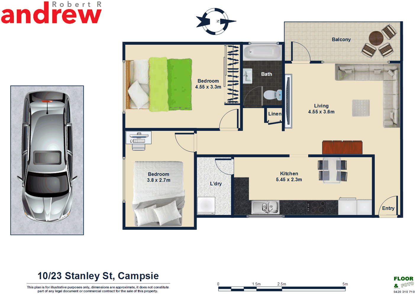 Floorplan of Homely apartment listing, 10/23 Stanley Street, Campsie NSW 2194
