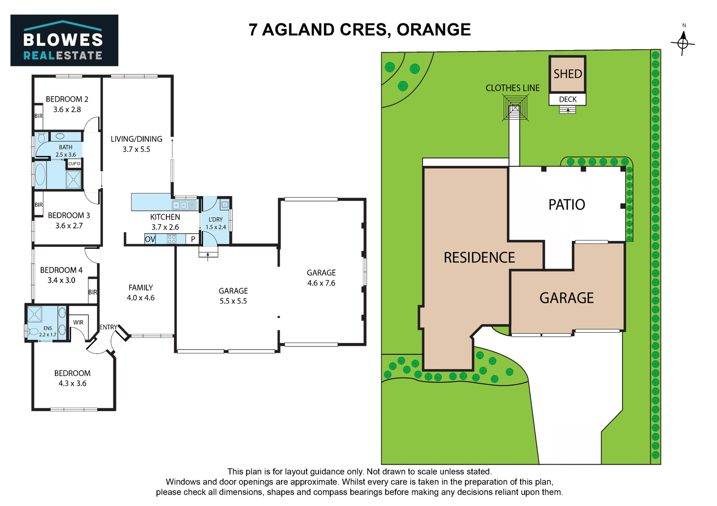 Floorplan of Homely house listing, 7 Agland Crescent, Orange NSW 2800