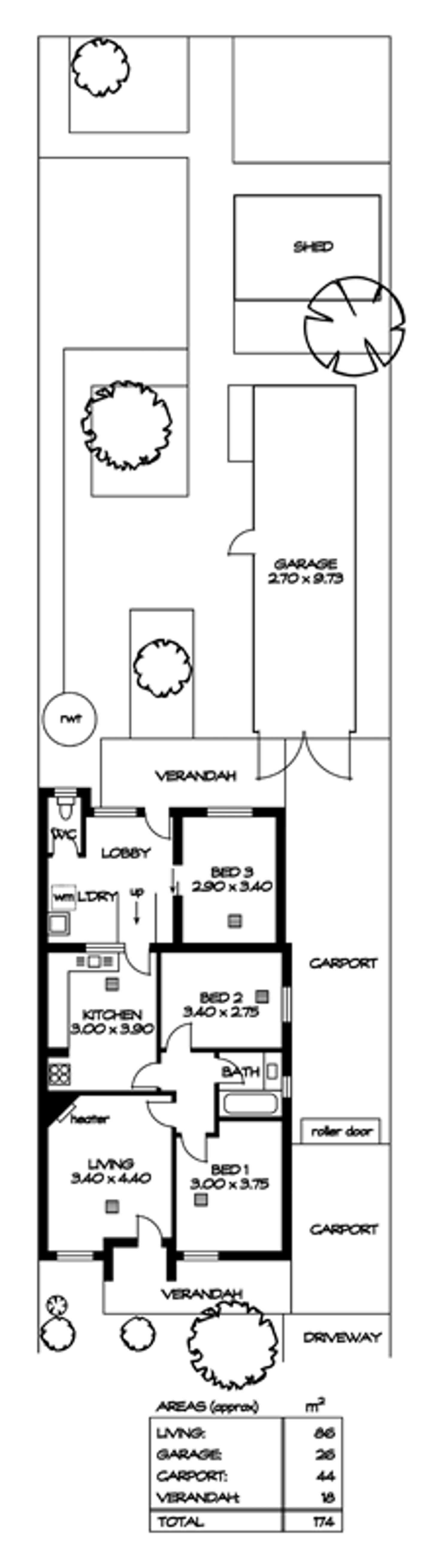 Floorplan of Homely house listing, 9 Bundarra Ave, Kilburn SA 5084