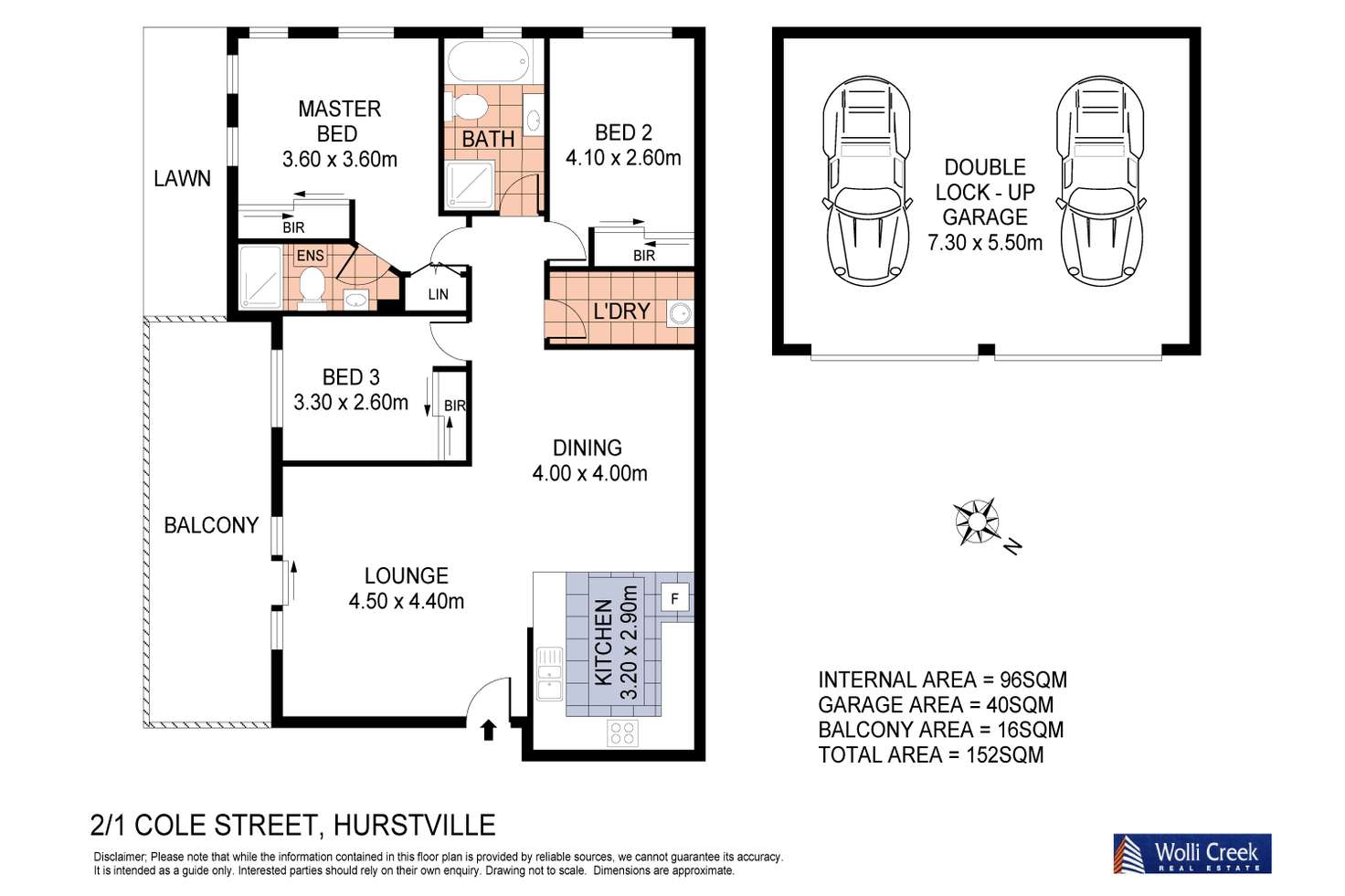 Floorplan of Homely apartment listing, 2/1 Cole St, Hurstville NSW 2220