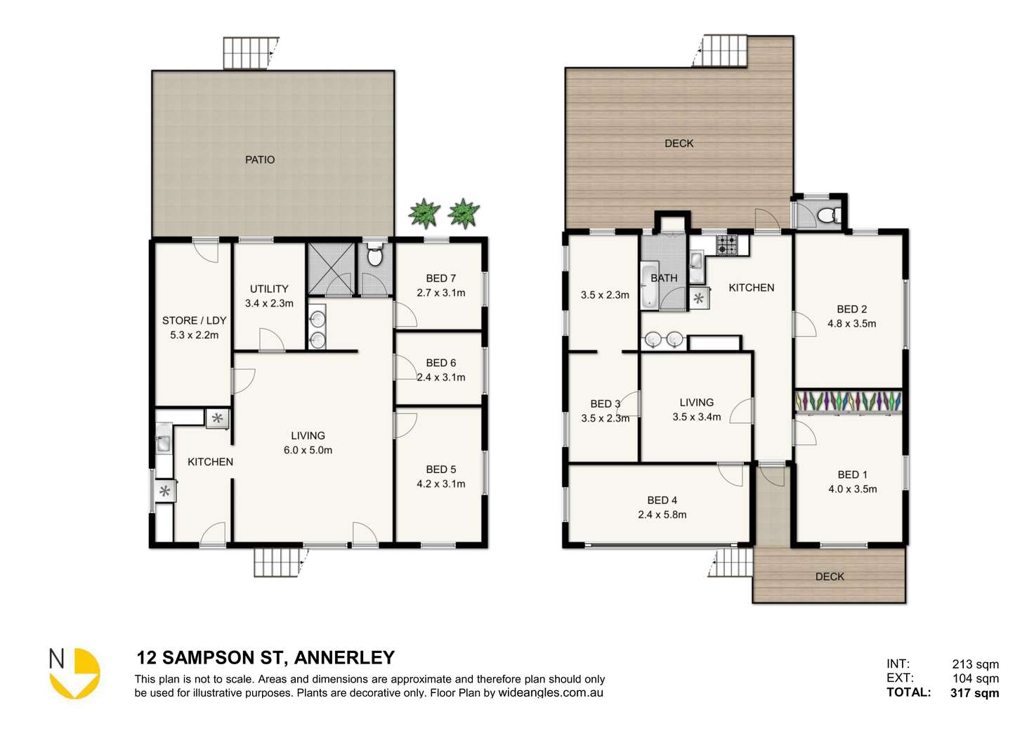 Floorplan of Homely house listing, 12 Sampson St, Annerley QLD 4103