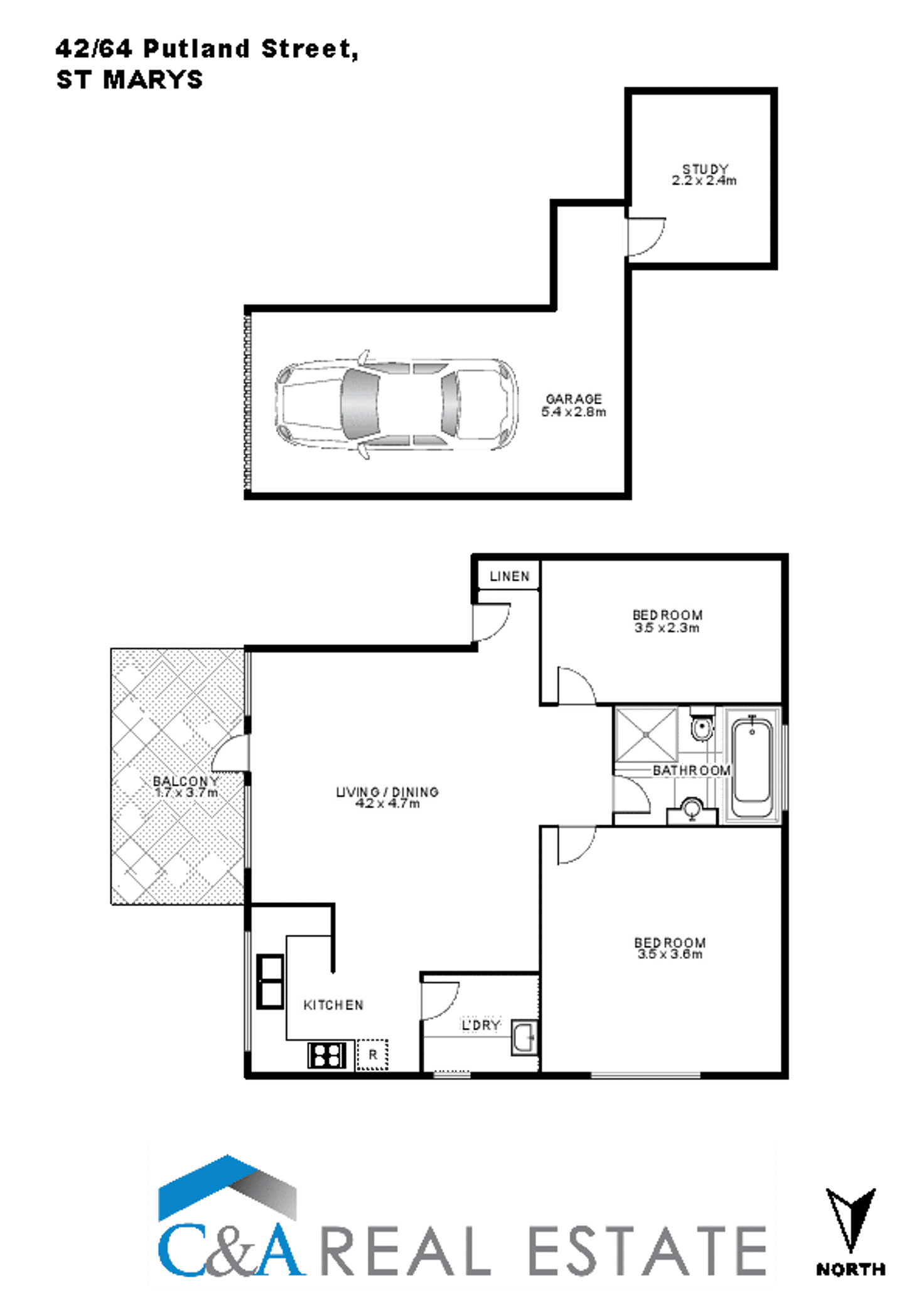 Floorplan of Homely unit listing, 91-95 Saddington St, St Marys NSW 2760