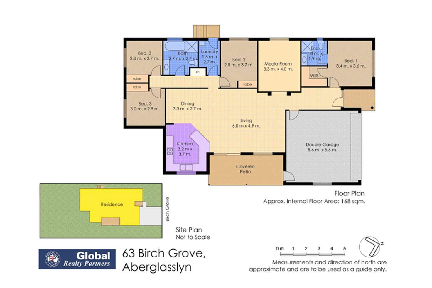 Floorplan of Homely house listing, 63 Birch  Gr, Aberglasslyn NSW 2320