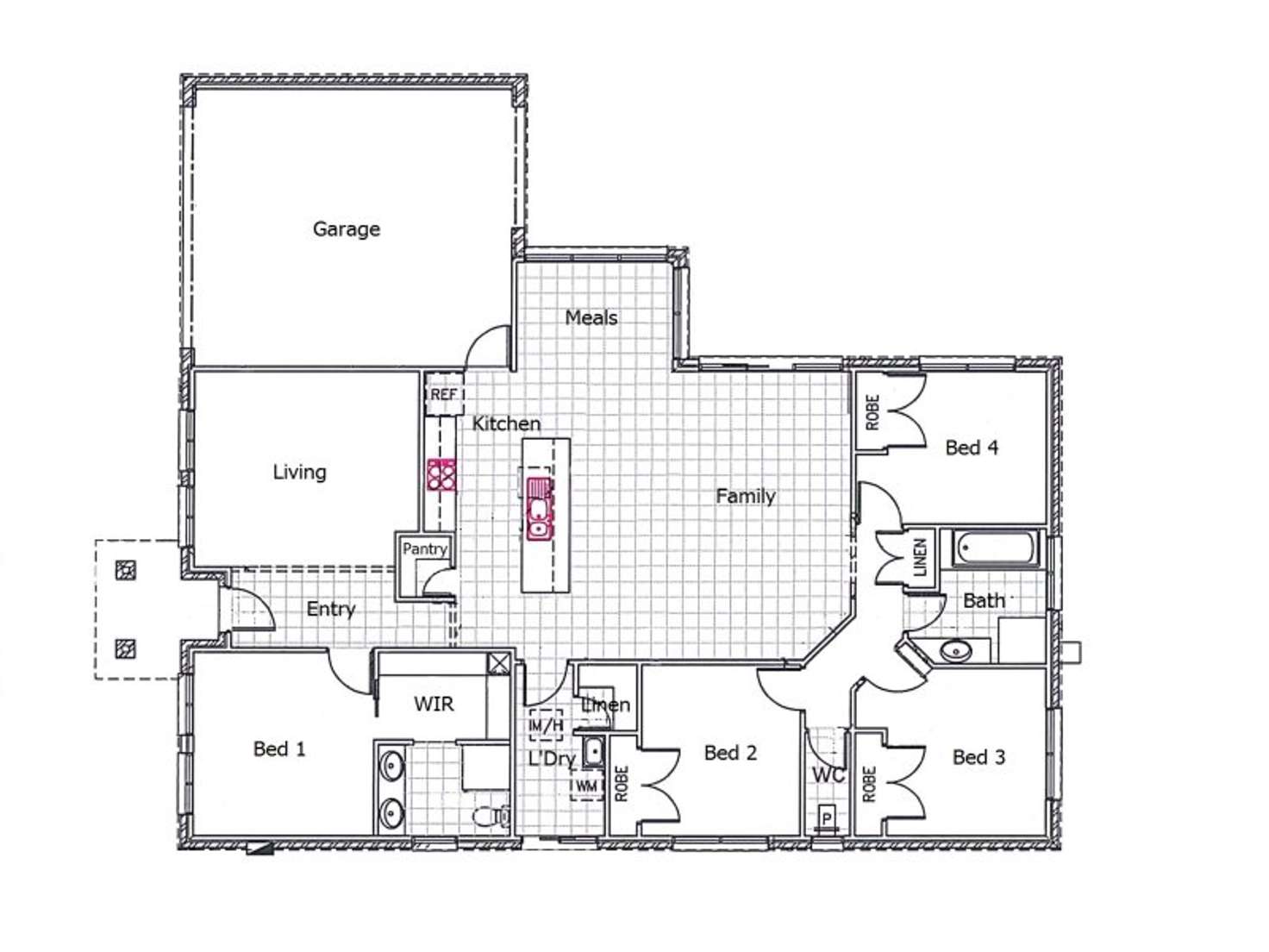 Floorplan of Homely house listing, 40 Cook Street, Drouin VIC 3818