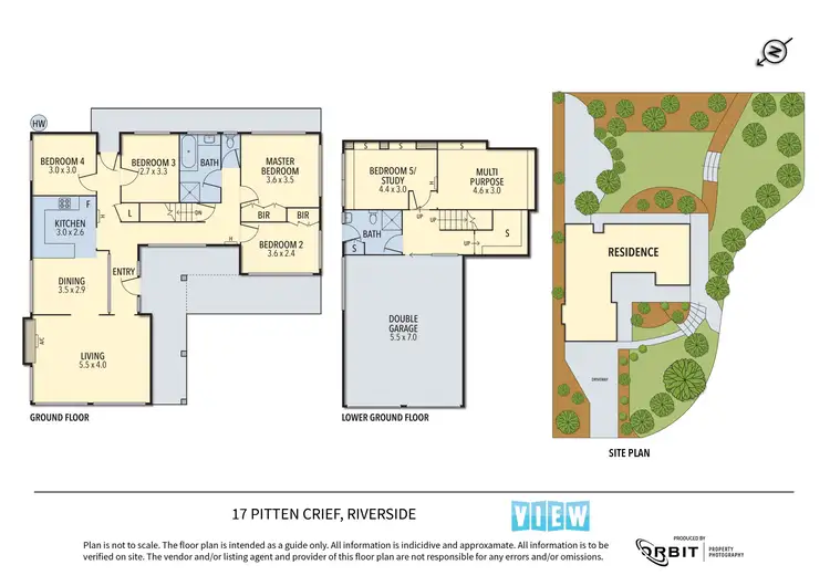 Floorplan of Homely house listing, 17 Pitten Crief, Riverside TAS 7250