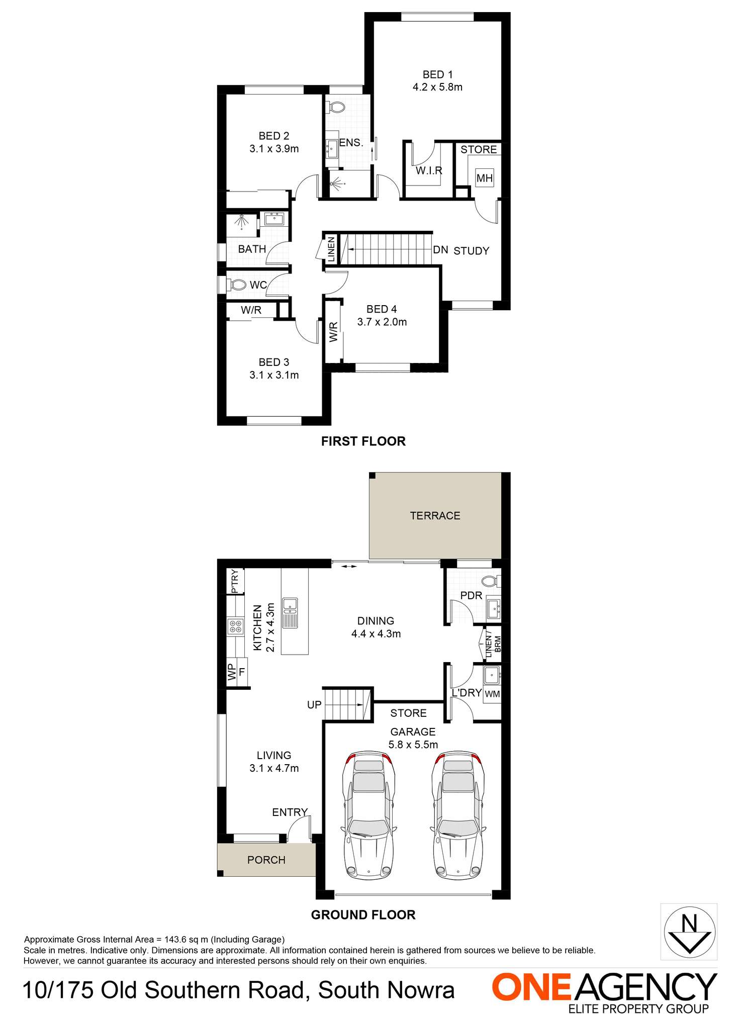 Floorplan of Homely townhouse listing, C/175 Old Southern Road, South Nowra NSW 2541