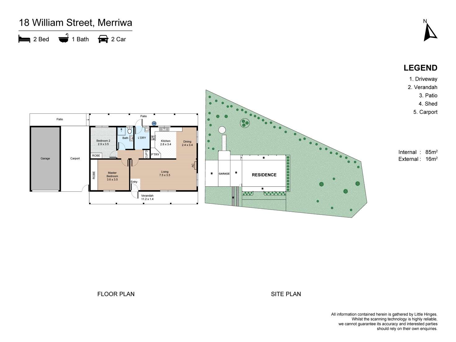 Floorplan of Homely house listing, 18 WILLIAM STREET, Merriwa NSW 2329
