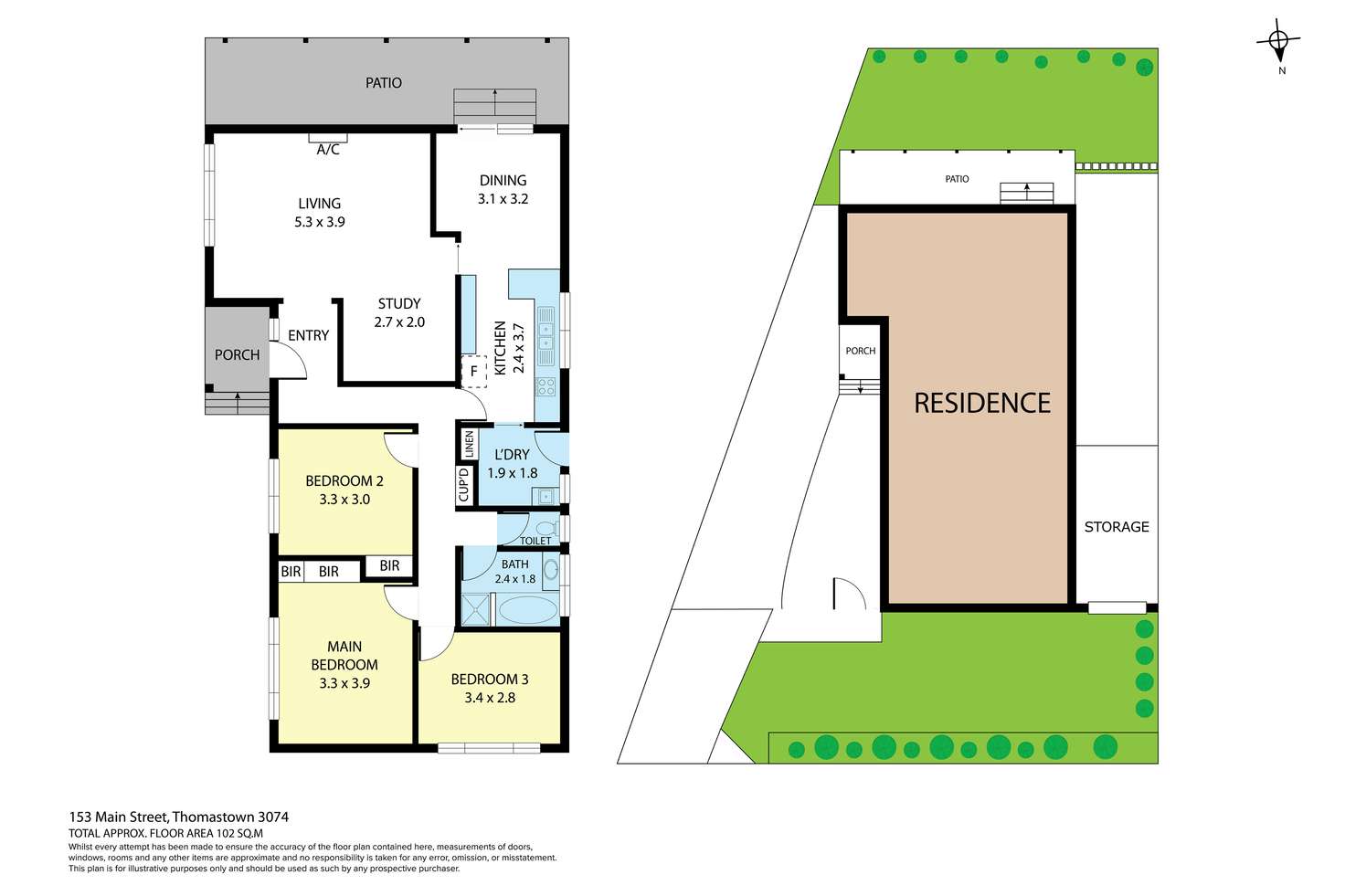 Floorplan of Homely house listing, 153 Main, Thomastown VIC 3074