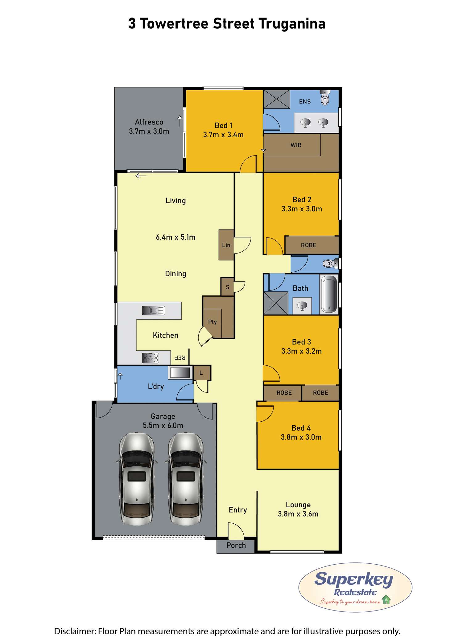 Floorplan of Homely house listing, 3 Towertree Street, Truganina VIC 3029