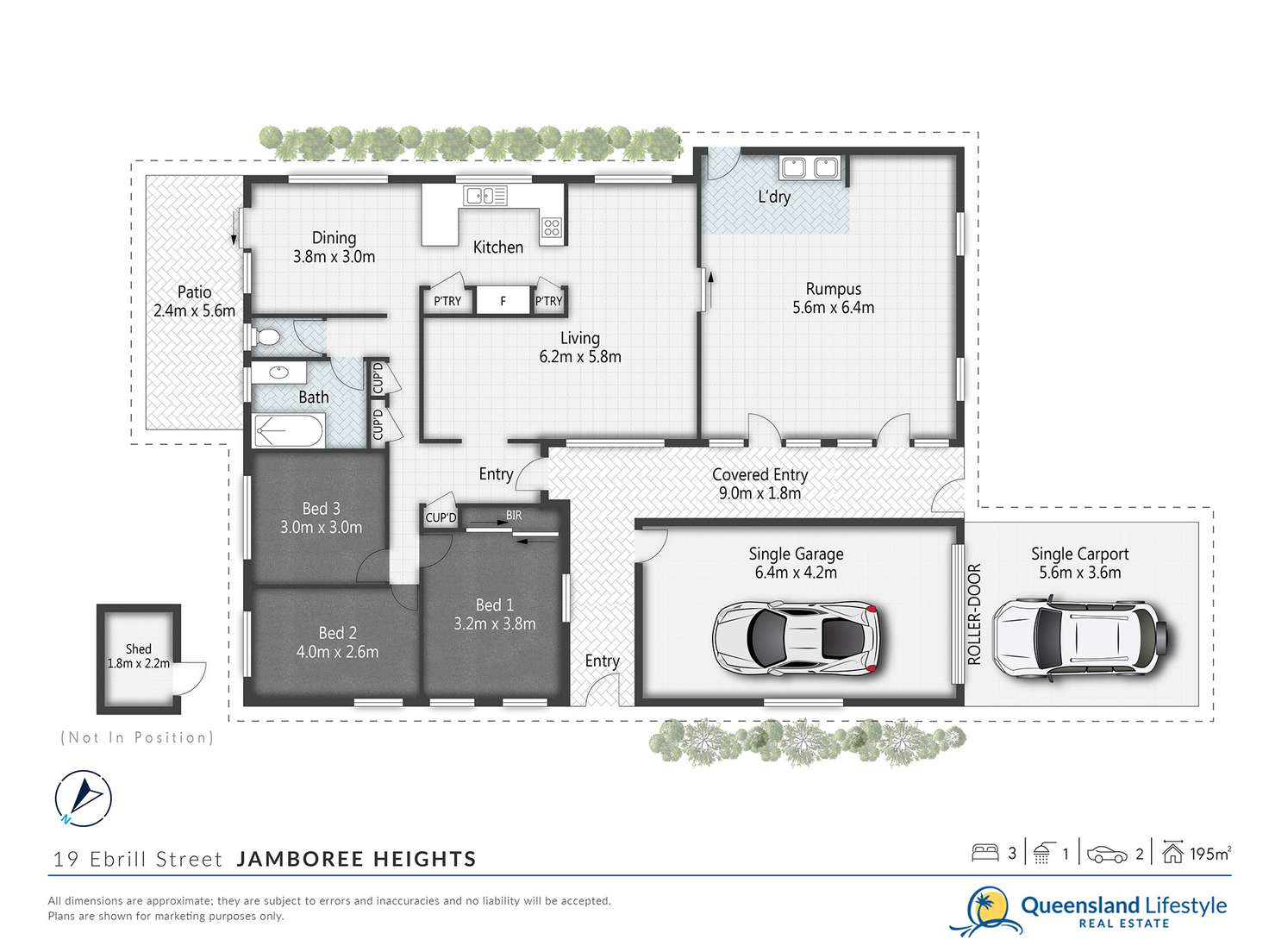 Floorplan of Homely house listing, 19 Ebrill Street, Jamboree Heights QLD 4074