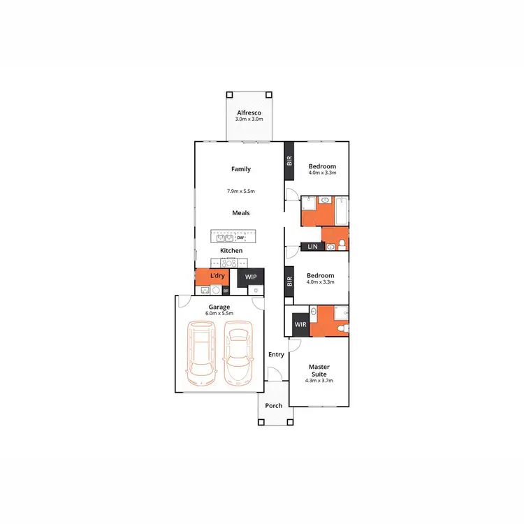 Floorplan of Homely house listing, 7 Moonah Circuit, Lara VIC 3212