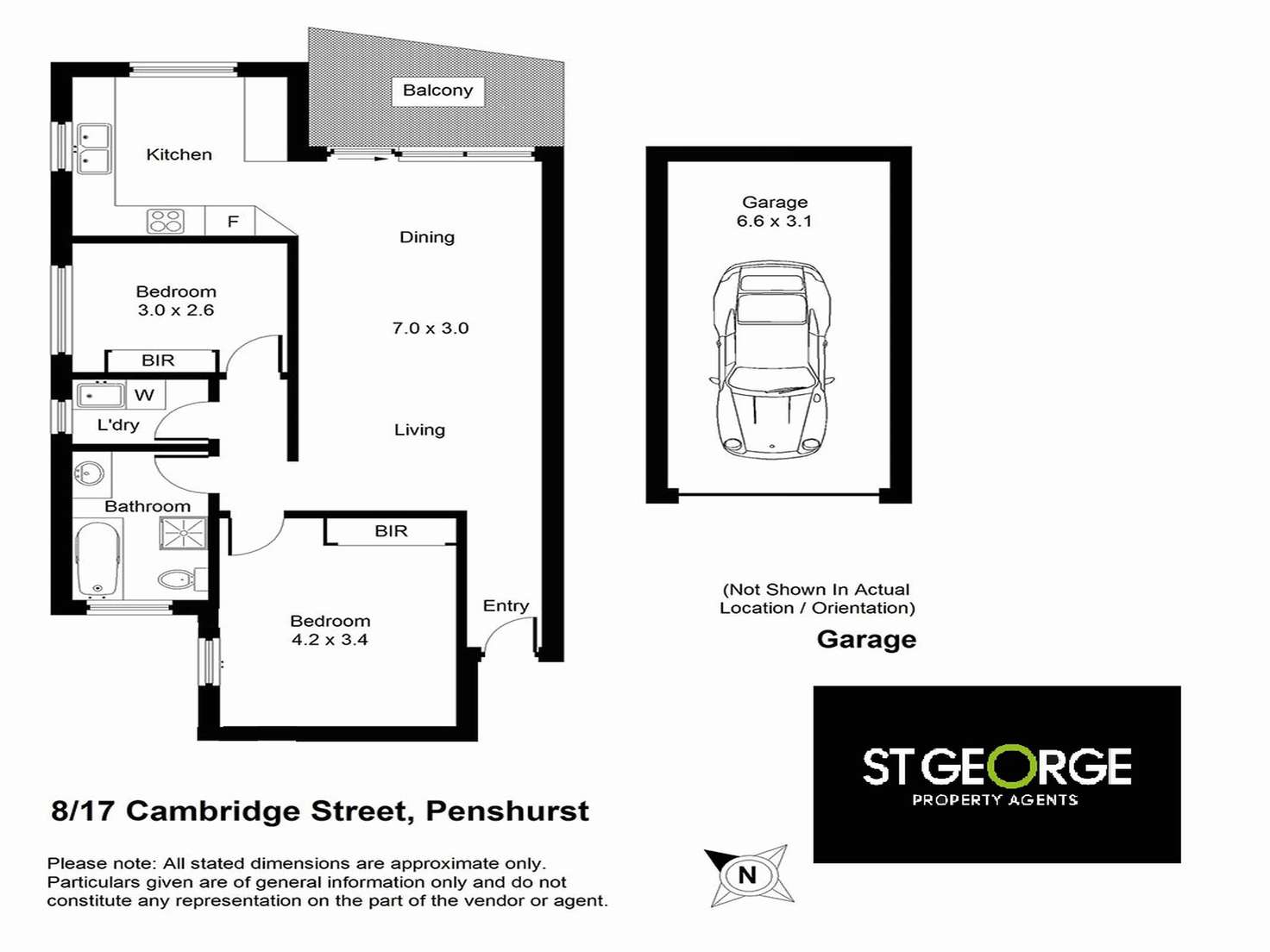 Floorplan of Homely apartment listing, 8/17 Cambridge Street, Penshurst NSW 2222