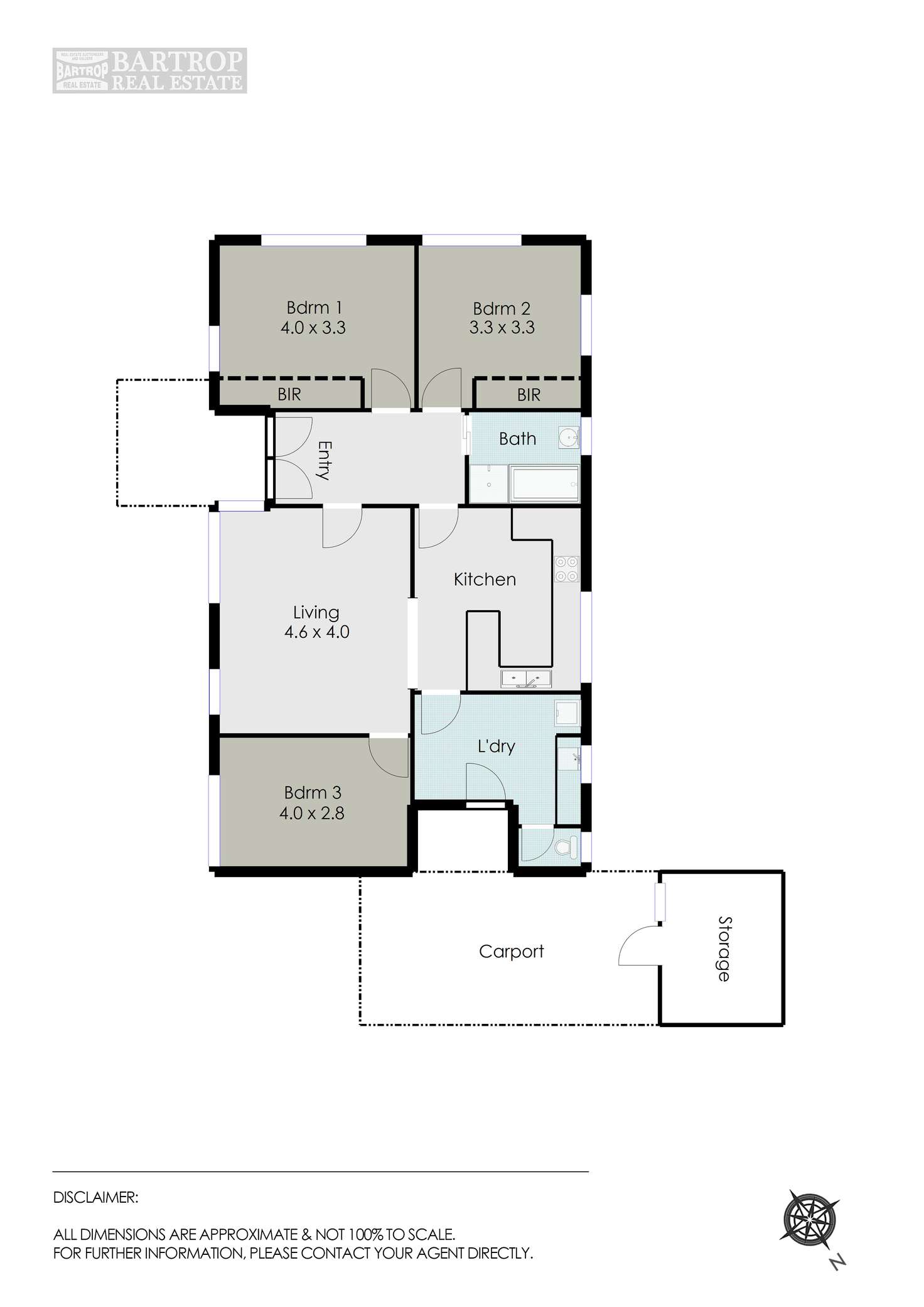 Floorplan of Homely unit listing, 2/824 CHISHOLM STREET, Black Hill VIC 3350