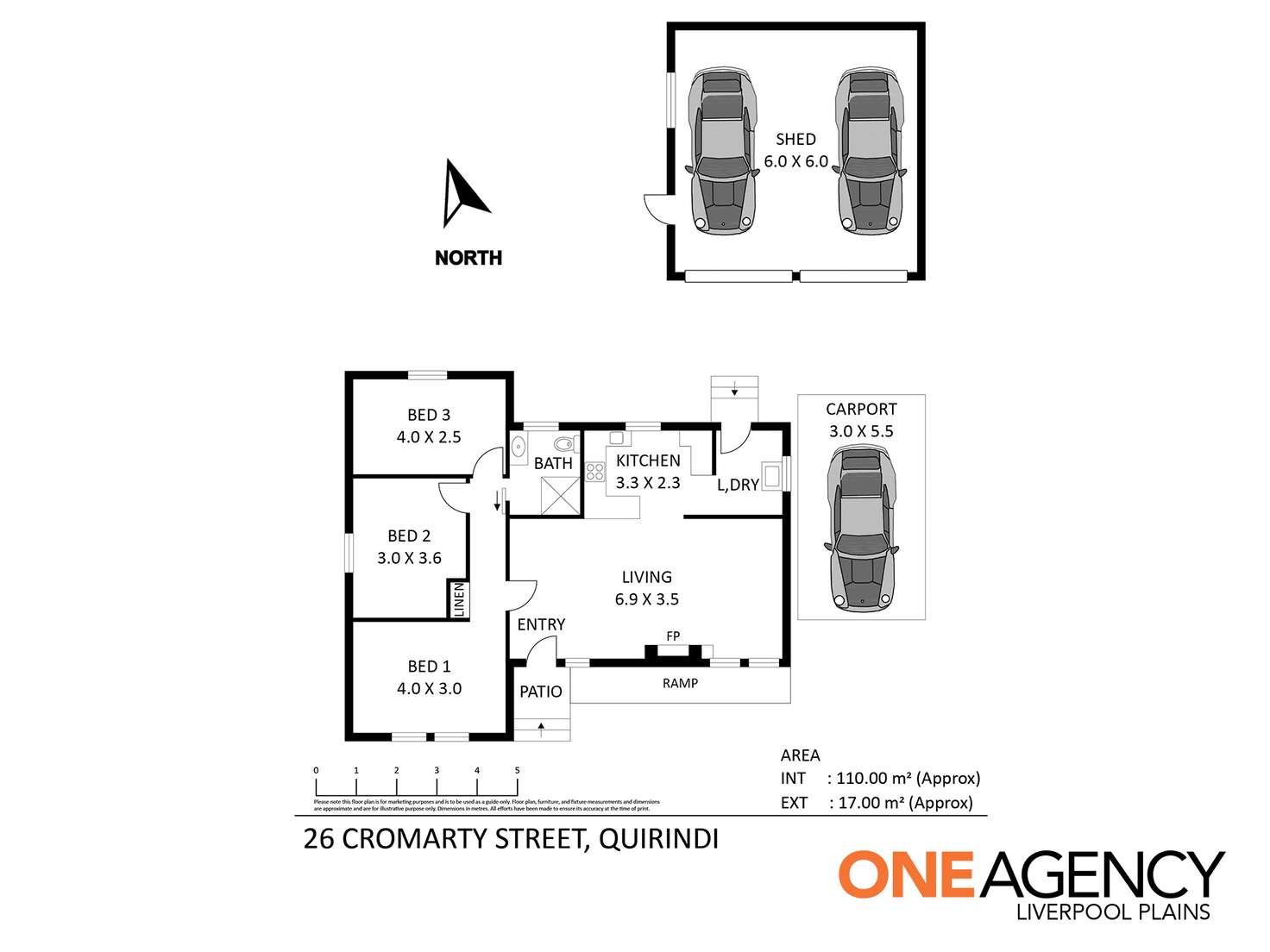 Floorplan of Homely house listing, 26 Cromarty Street, Quirindi NSW 2343