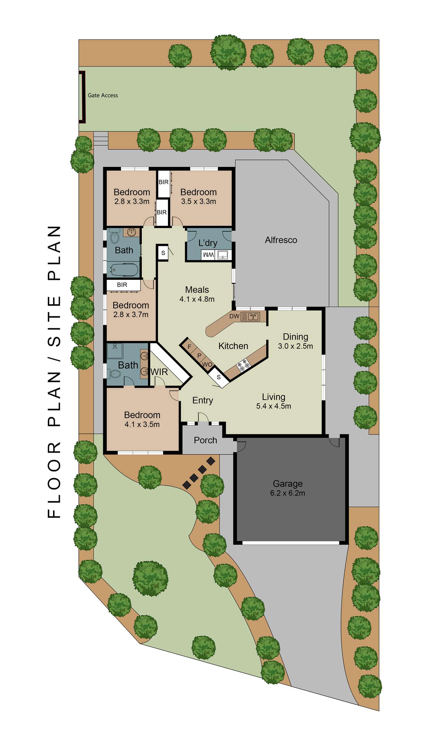 Floorplan of Homely house listing, 6 Lorikeet Crescent, Whittlesea VIC 3757