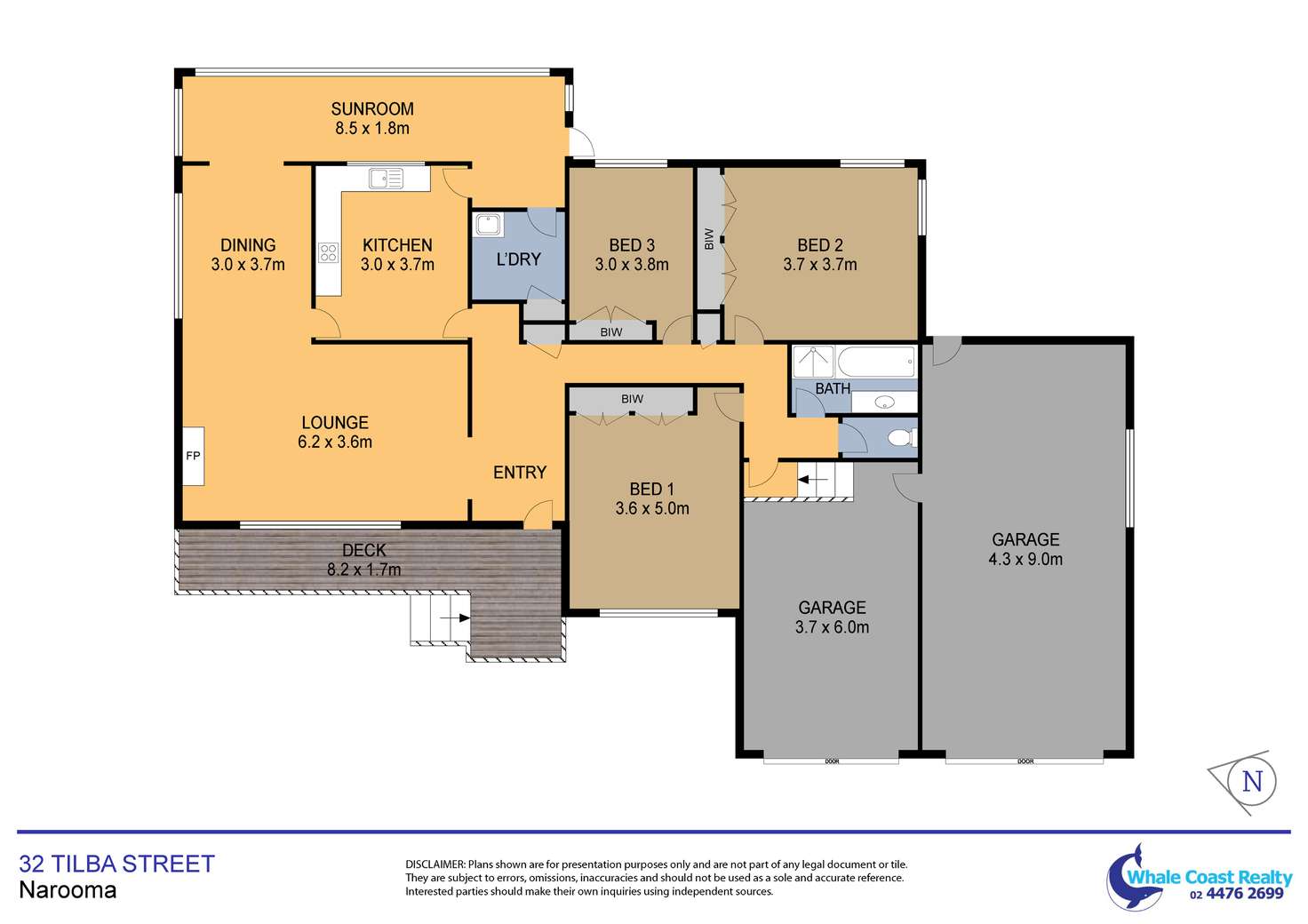 Floorplan of Homely house listing, 32 Tilba Street, Narooma NSW 2546