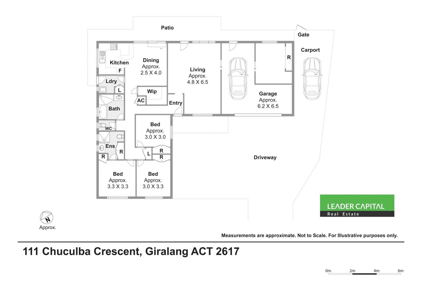 Floorplan of Homely house listing, 111 Chuculba Crescent, Giralang ACT 2617