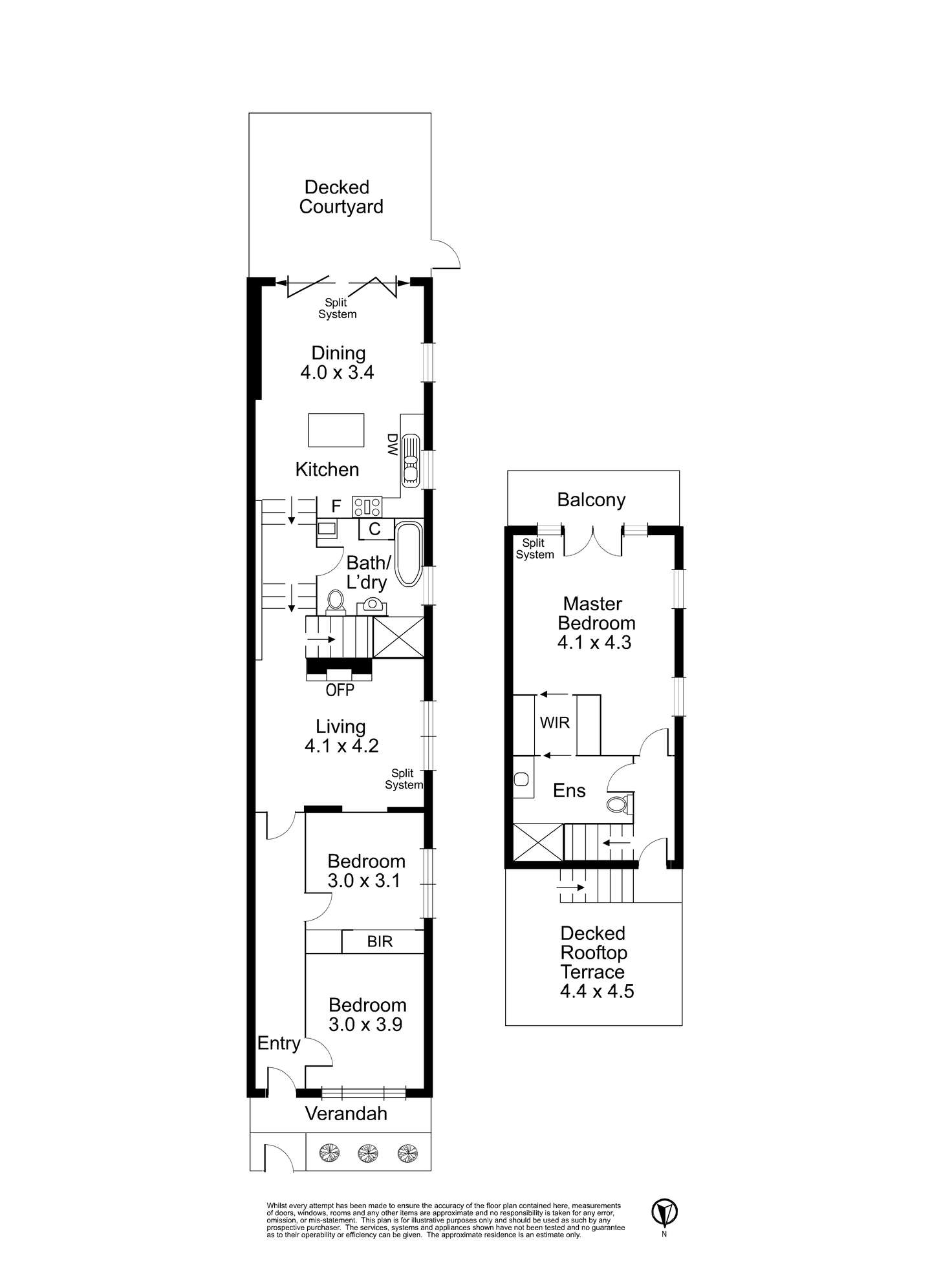 Floorplan of Homely house listing, 17 Council Street, Clifton Hill VIC 3068