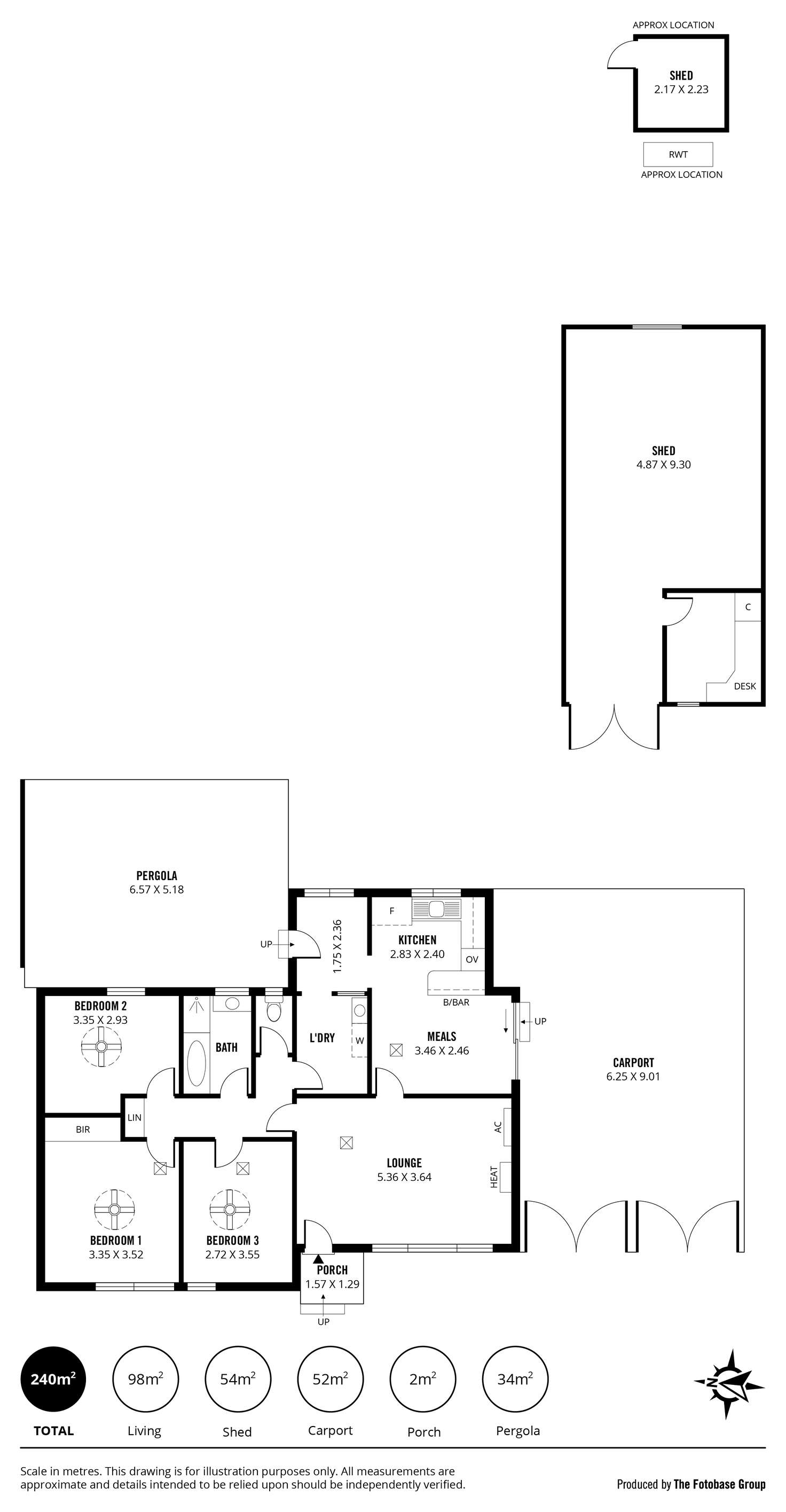 Floorplan of Homely house listing, 48 Morton Road, Christie Downs SA 5164