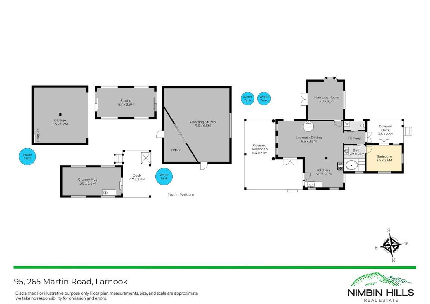 Floorplan of Homely acreageSemiRural listing, 95/265 Martin Road, Larnook NSW 2480