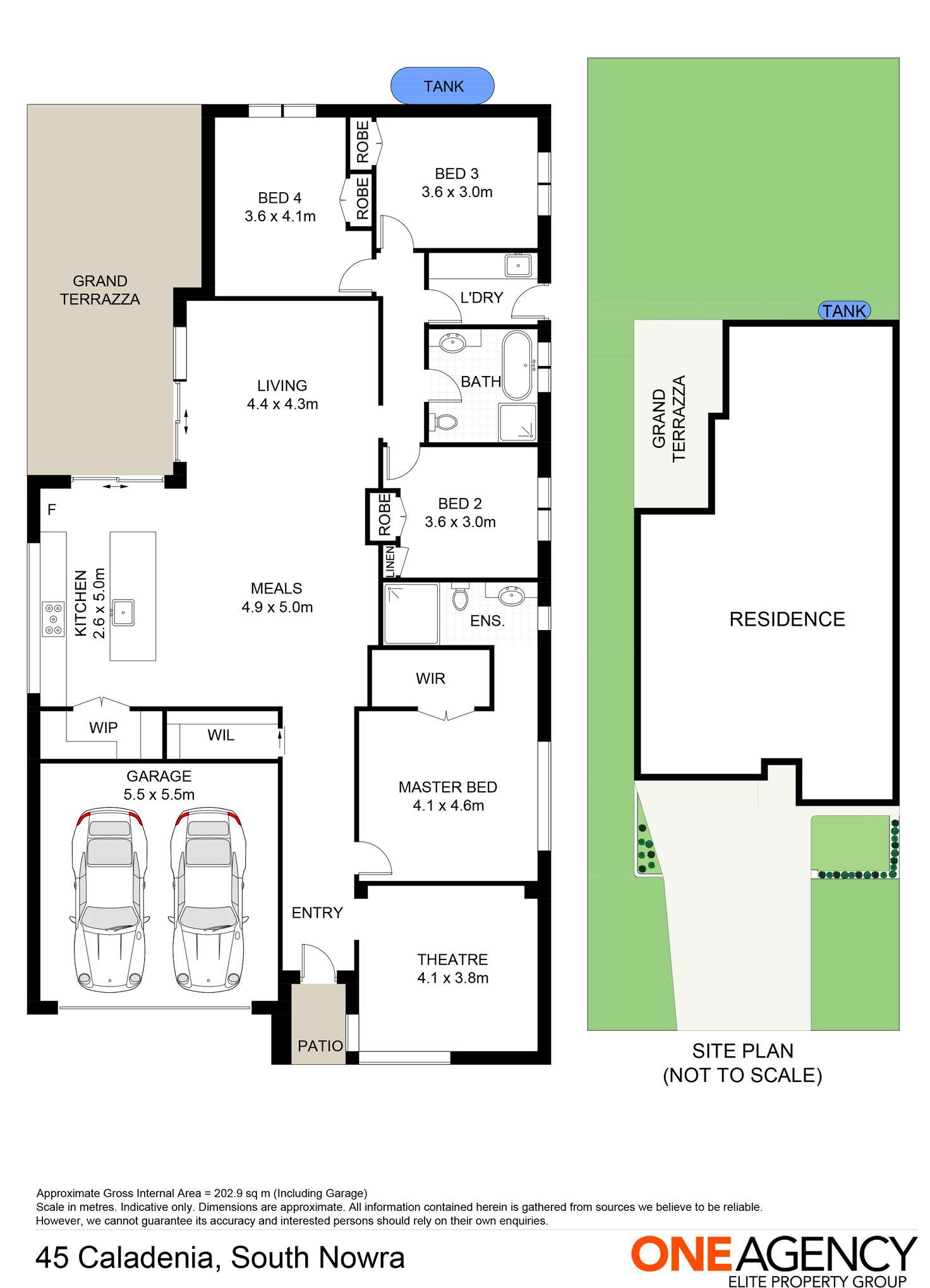 Floorplan of Homely house listing, 45 Caladenia Crescent, South Nowra NSW 2541