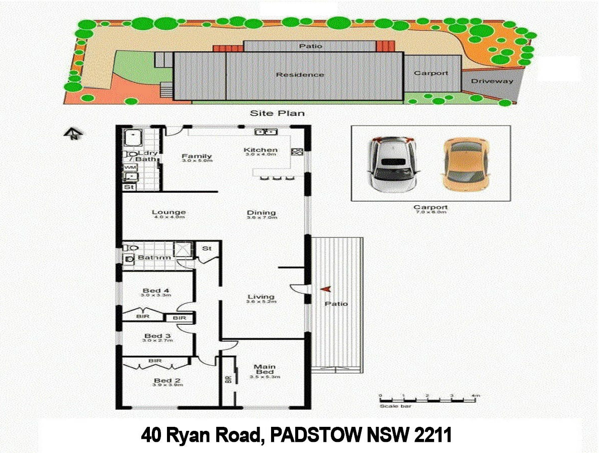 Floorplan of Homely house listing, 40 Ryan Road, Padstow NSW 2211