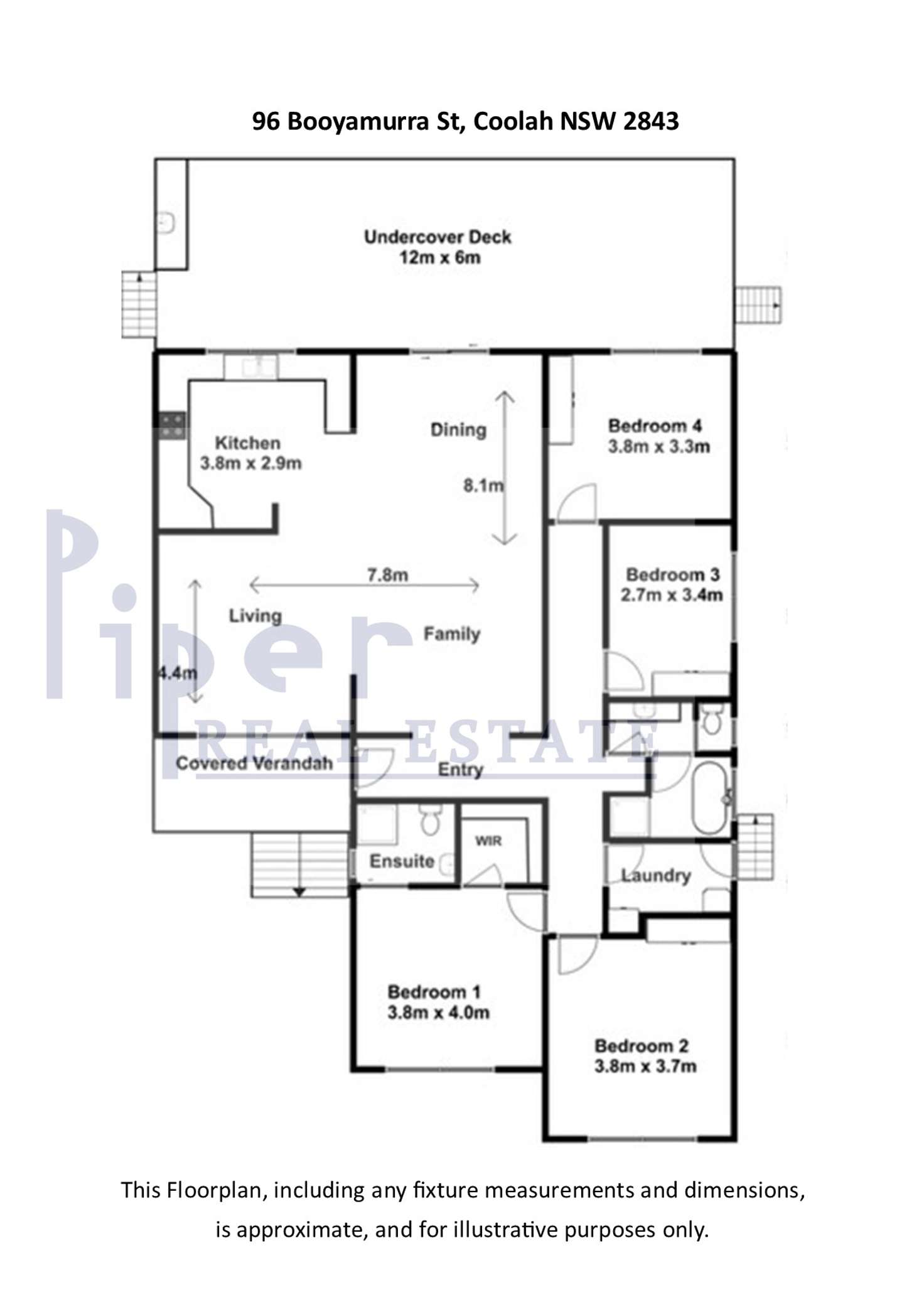 Floorplan of Homely house listing, 96-98 Booyamurra Street, Coolah NSW 2843