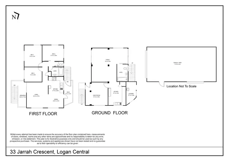 Floorplan of Homely house listing, 33 Jarrah Crescent, Logan Central QLD 4114