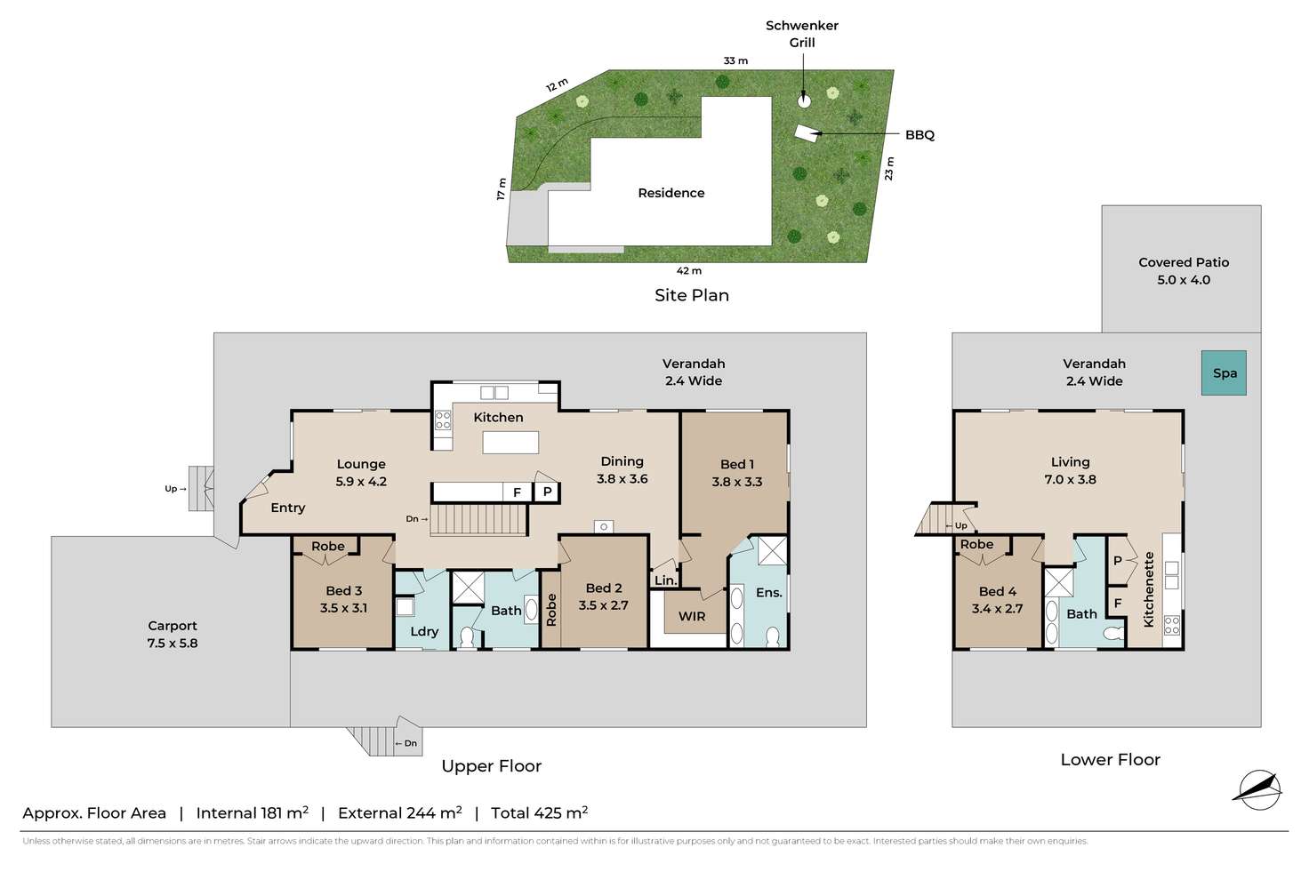 Floorplan of Homely house listing, 6 Camara Court, Eatons Hill QLD 4037