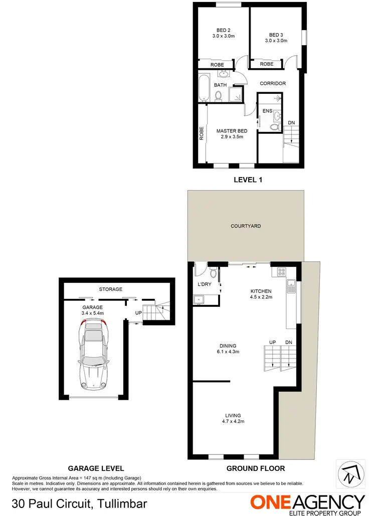 Floorplan of Homely townhouse listing, 30 Paul Circuit, Tullimbar NSW 2527