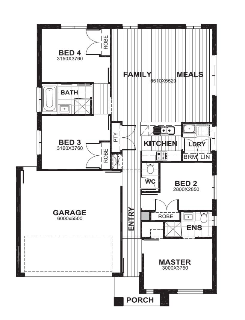 Floorplan of Homely house listing, Lot 1135 Nevado Drive, Truganina VIC 3029