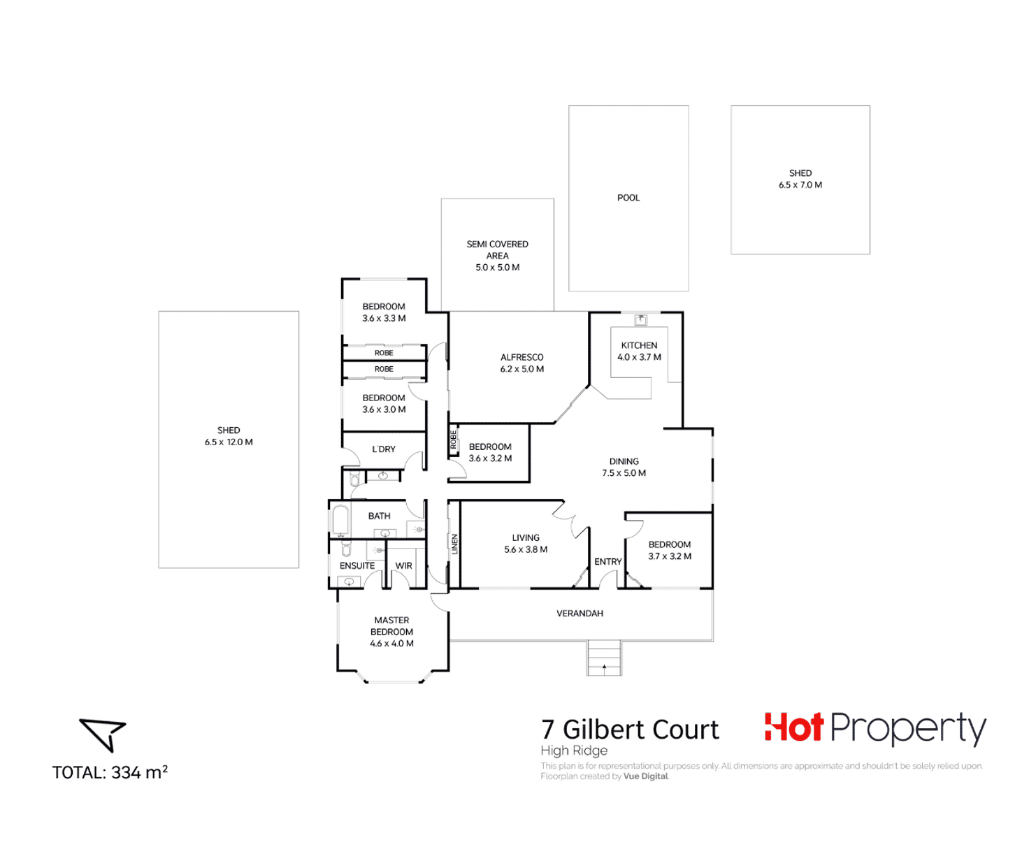 Floorplan of Homely house listing, 7 Gilbert Court, Gowrie Junction QLD 4352