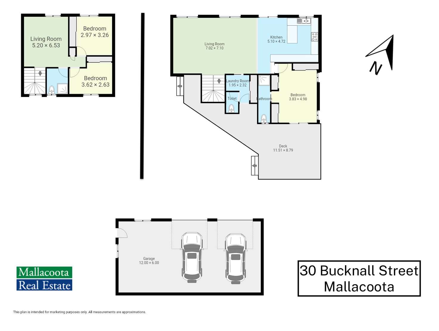 Floorplan of Homely house listing, 30 Bucknall Street, Mallacoota VIC 3892