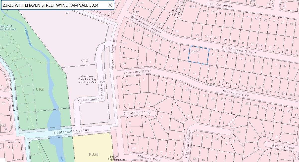 Floorplan of Homely residentialLand listing, 25 Whitehaven Street, Wyndham Vale VIC 3024