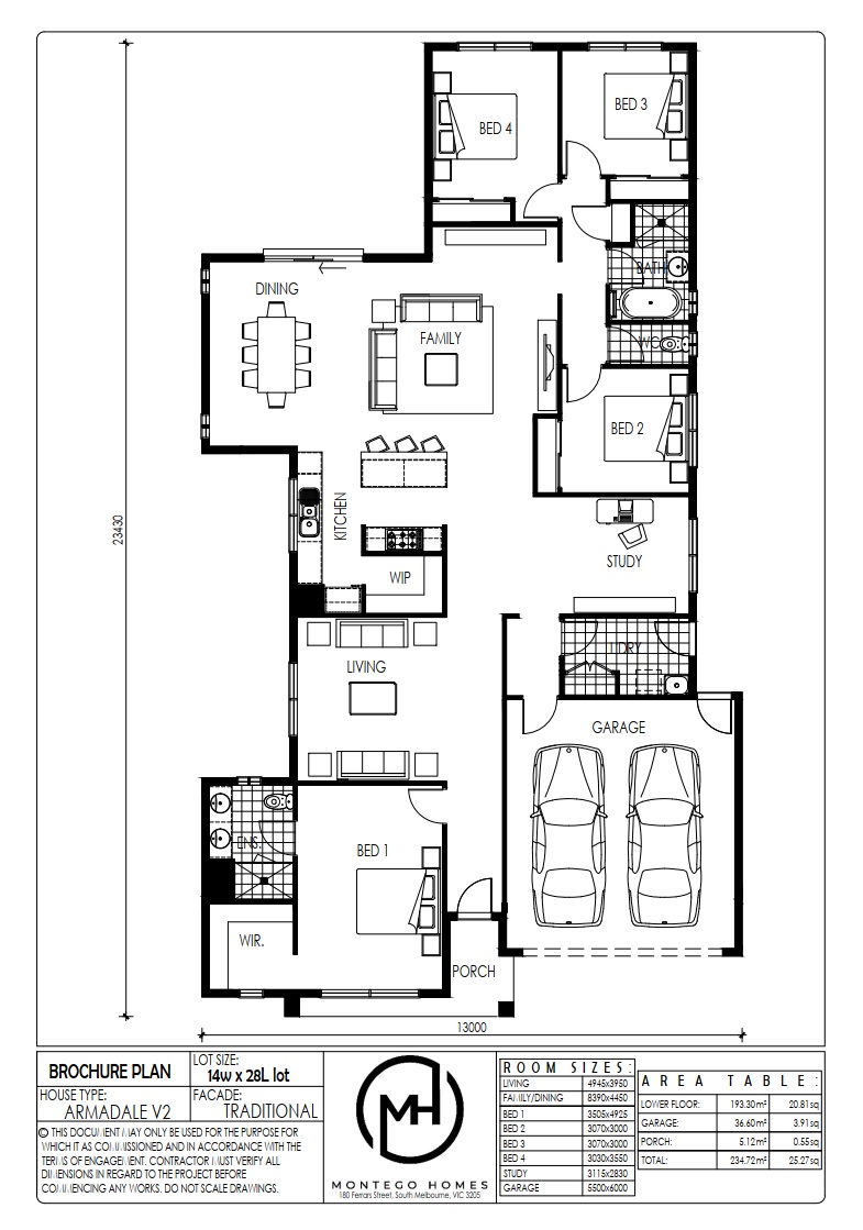 Floorplan of Homely house listing, Lot 40524 Wallaga Road, Truganina VIC 3029