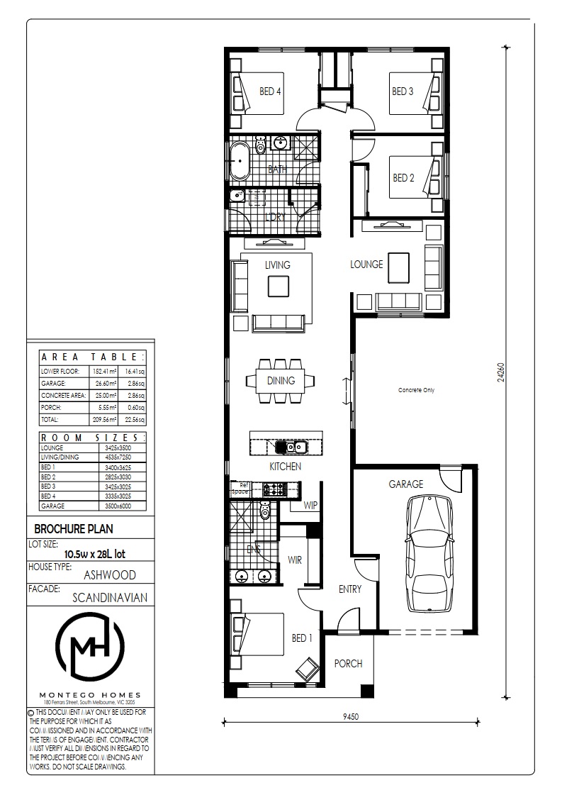 Floorplan of Homely house listing, 305 Seraphina Way, Wyndham Vale VIC 3024
