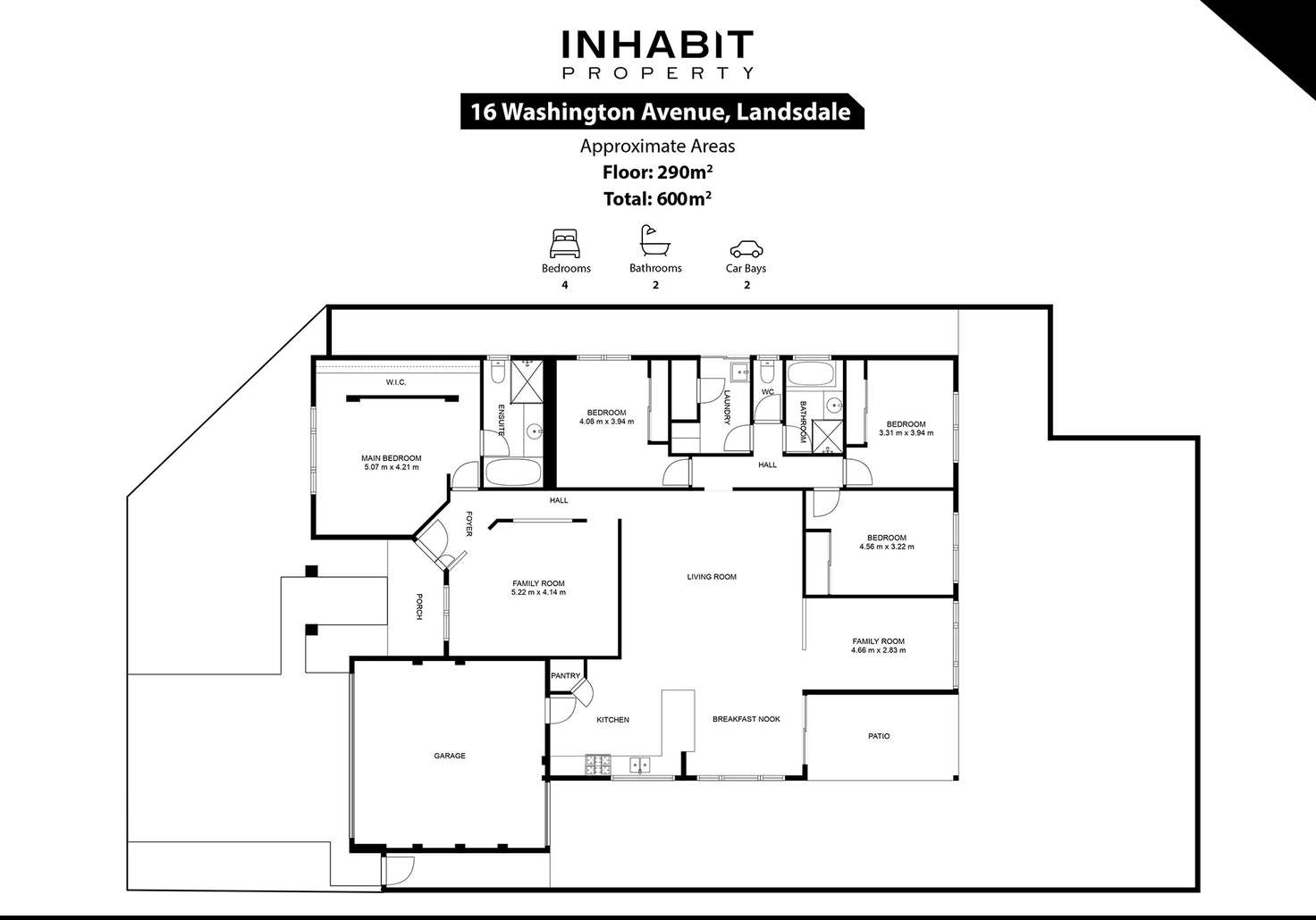 Floorplan of Homely house listing, 16 Washington Avenue, Landsdale WA 6065