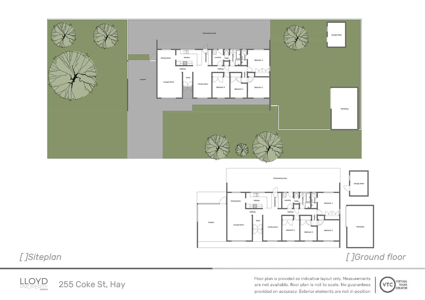 Floorplan of Homely house listing, 255 COKE STREET, Hay NSW 2711