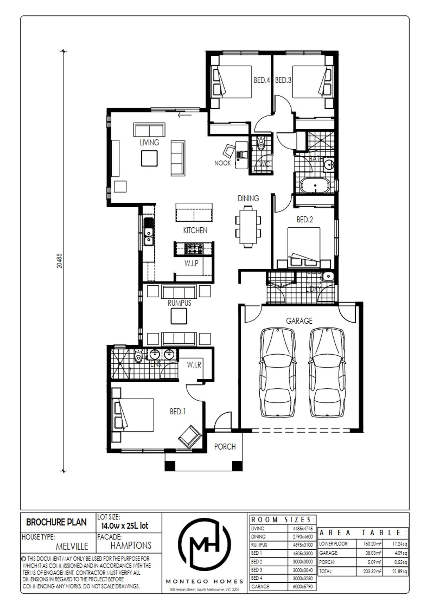 Floorplan of Homely house listing, 41029 Honeypot Way, Craigieburn VIC 3064