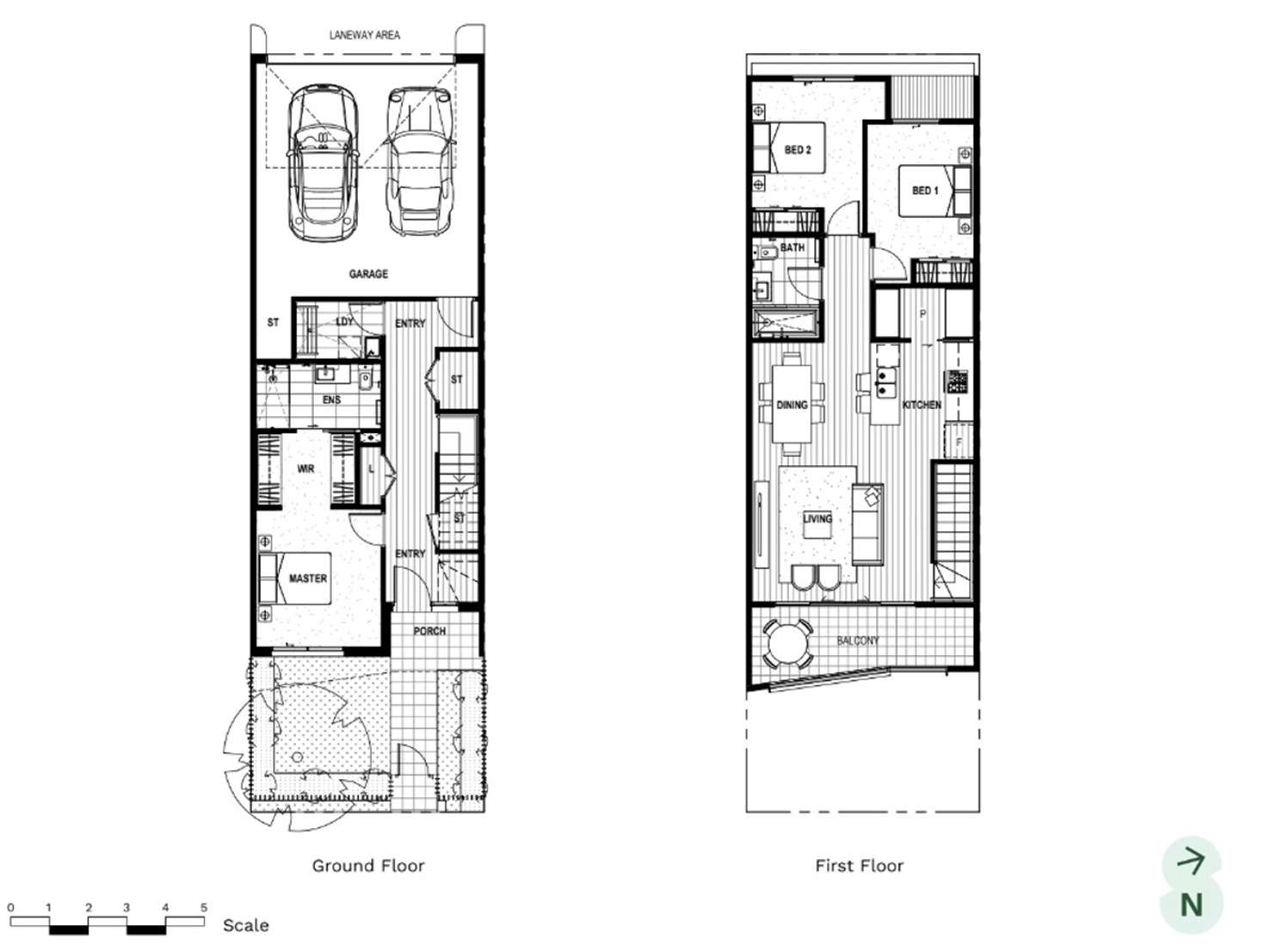 Floorplan of Homely townhouse listing, 3 Aqua Walk, Altona North VIC 3025