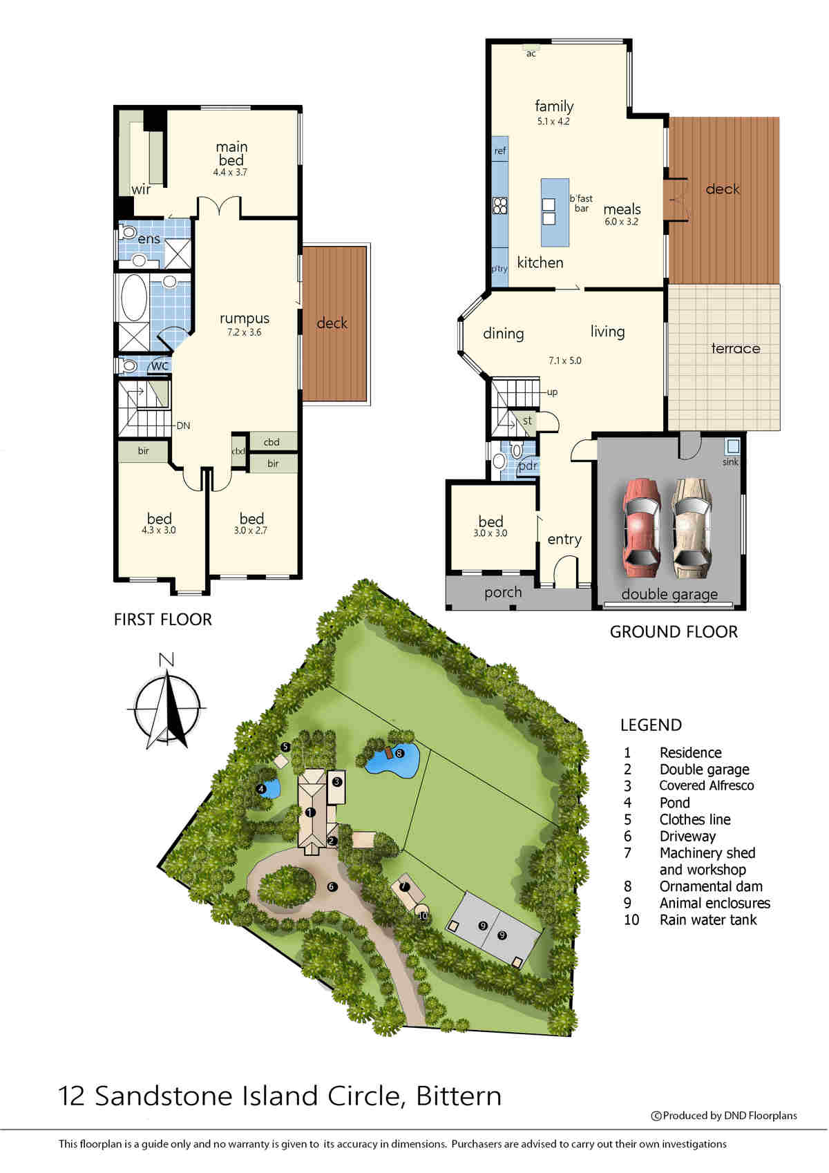 Floorplan of Homely acreageSemiRural listing, 12 Sandstone Island Circle, Bittern VIC 3918