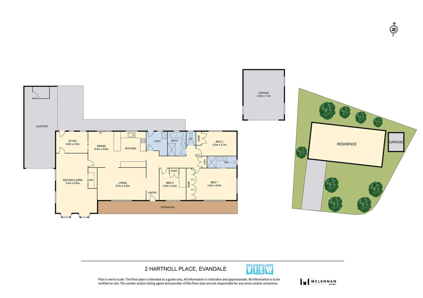 Floorplan of Homely house listing, 2 Hartnoll Place, Evandale TAS 7212